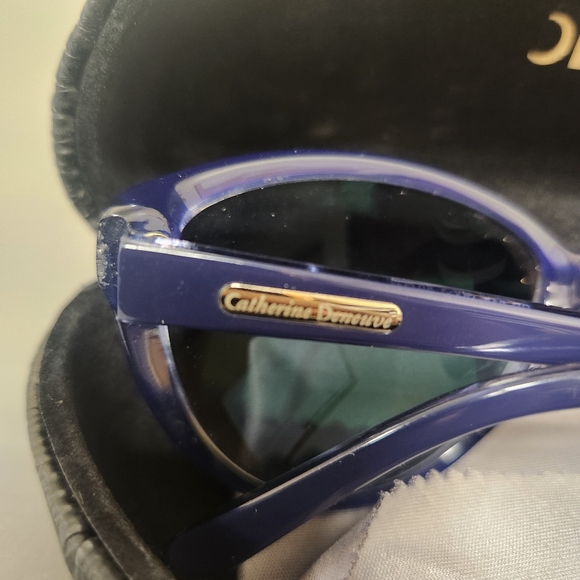 Catherine Deneuve Prescription Lenses Sunglasses Blue - Picture 5 of 10